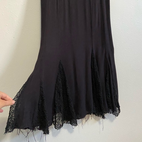 Free People lace midi dress with fringe - Picture 3 of 6